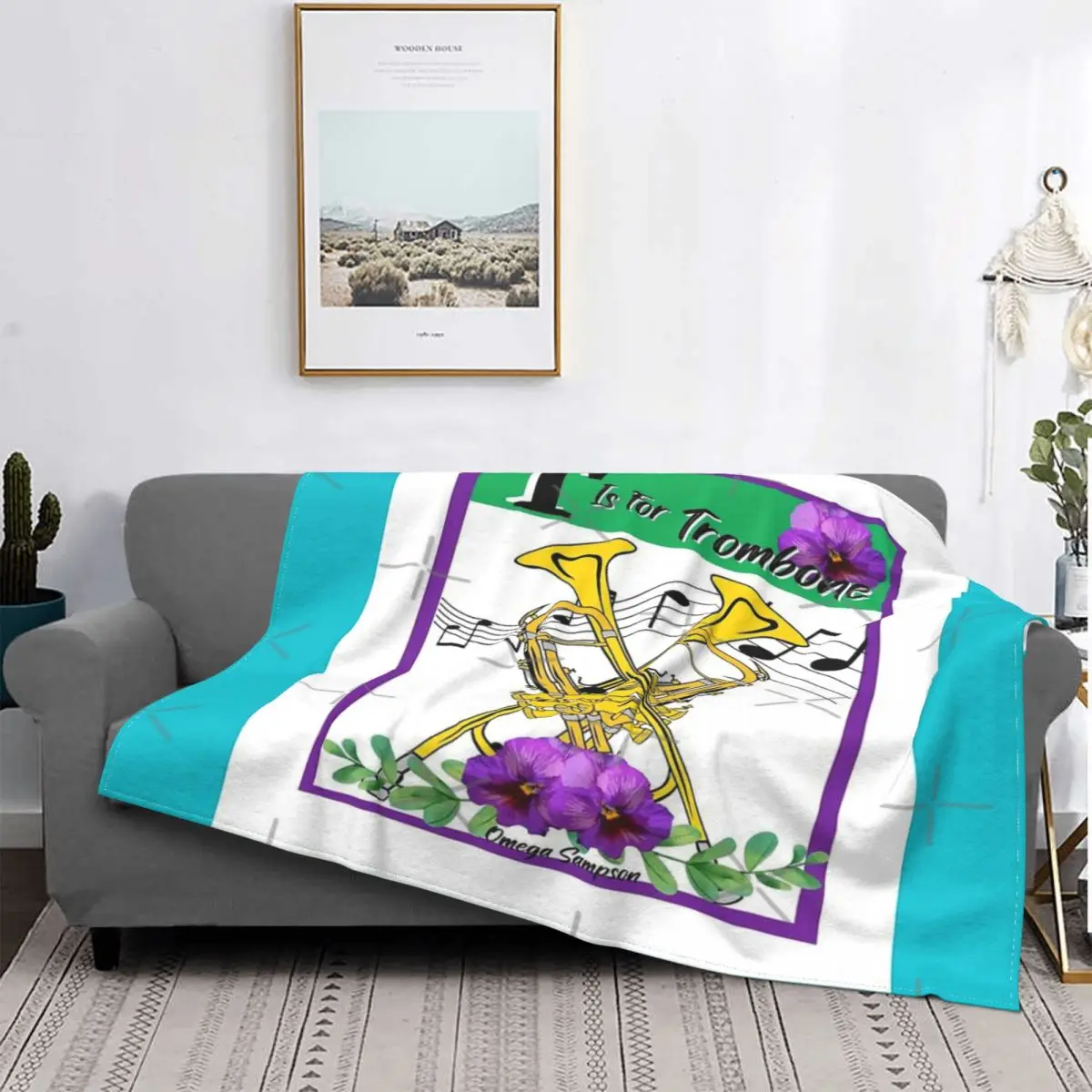 Manta de trómbón para cama, funda a cuadros, manta de felpa de Anime para Picnic
Manta de trómbón para cama, funda a cuadros, manta de felpa de Anime para Picnic
