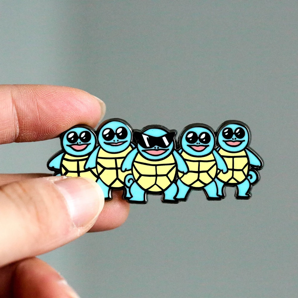 Cute Cartoon Turtles Squad Pastel Enamel Pin Kawaii Tortoise Brooch Funny Lapel Backpack Pins Badge Accessories
Cute Cartoon Turtles Squad Pastel Enamel Pin Kawaii Tortoise Brooch Funny Lapel Backpack Pins Badge Accessories