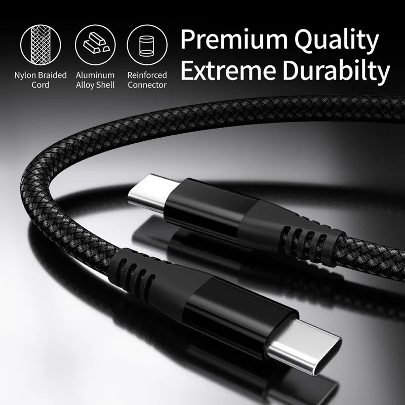 1M 2M 3M USB C TO USB C Cable USB PD 60W For Samsung S20 10 Note10 For Fast Charging USB C for Macbook Air for HUAWEI
1M 2M 3M USB C TO USB C Cable USB PD 60W For Samsung S20 10 Note10 For Fast Charging USB C for Macbook Air for HUAWEI