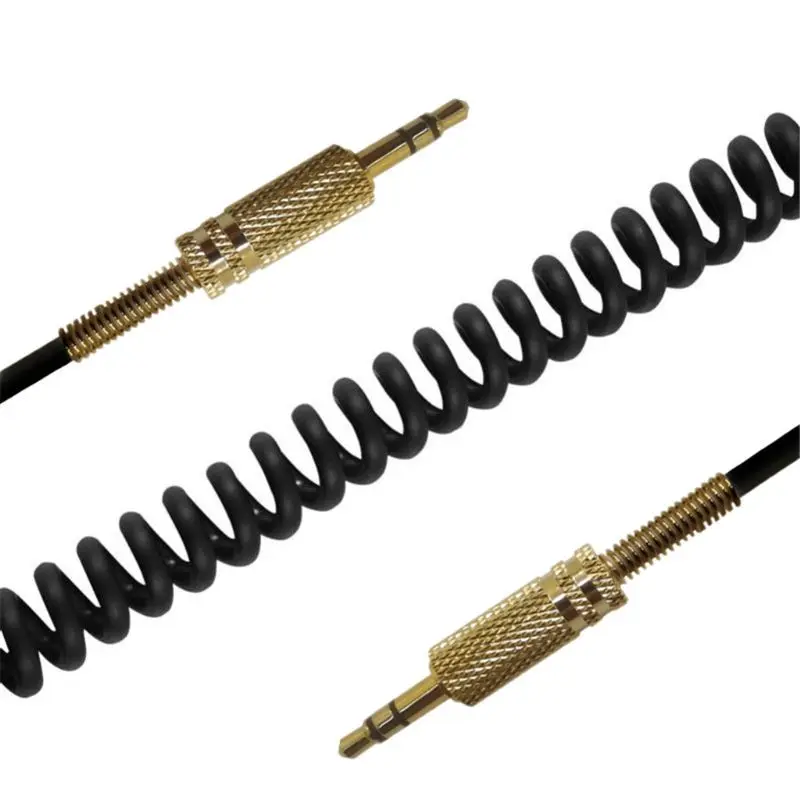 3.5 mm audio AUX Cable Spring Coiled Stereo Auxiliary Cable Charging Cable For MARSHALL Woburn Wireless Bluetooth Speaker
3.5 mm audio AUX Cable Spring Coiled Stereo Auxiliary Cable Charging Cable For MARSHALL Woburn Wireless Bluetooth Speaker