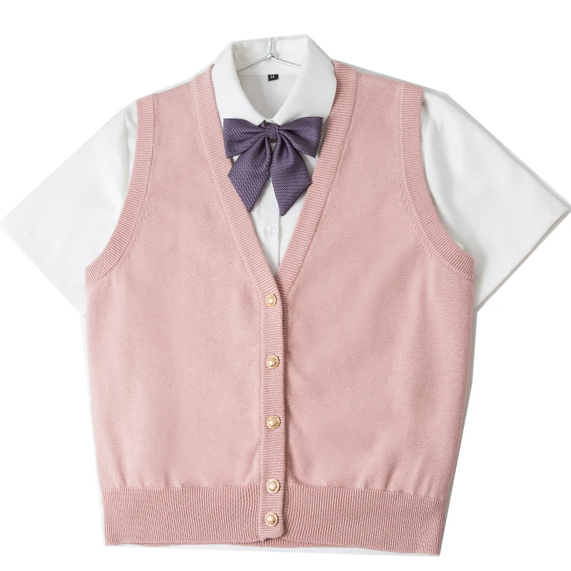 Japanese Anime High School Vest JK Uniform Cardigan Sleeveless Sweater Vest for Girl Boy Cosplay Korean Student Knitting Coat
Japanese Anime High School Vest JK Uniform Cardigan Sleeveless Sweater Vest for Girl Boy Cosplay Korean Student Knitting Coat