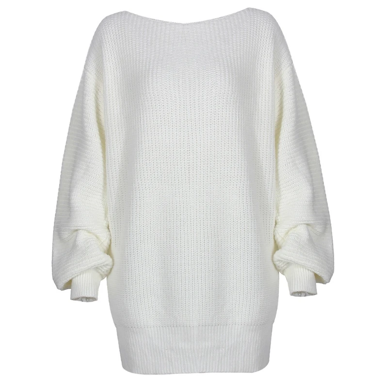 Women Lantern Long Sleeve Knit Sweater Dress Off Shoulder Loose Solid Clubwear
Women Lantern Long Sleeve Knit Sweater Dress Off Shoulder Loose Solid Clubwear