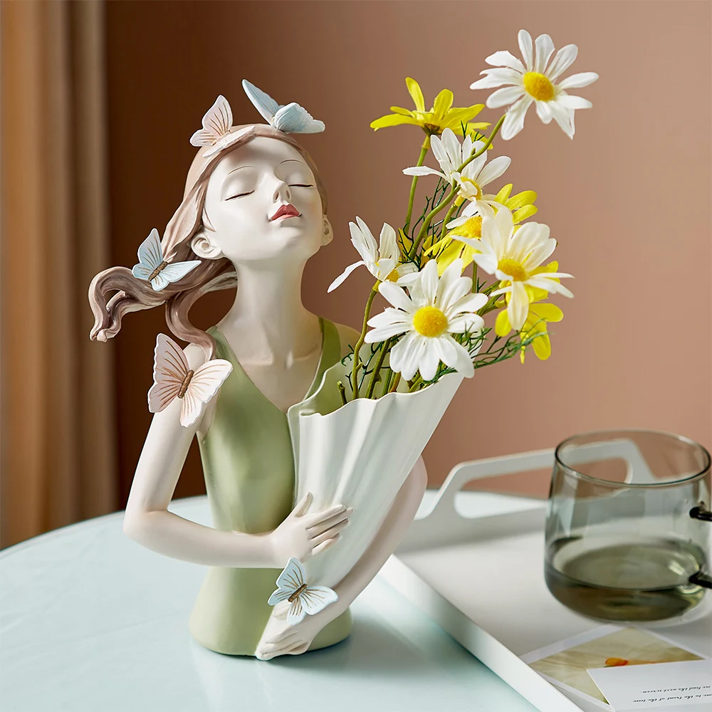 Home Decoration Girl Statue Resin Sculpture Abstract Art Room Decoration Scandinavian Decoration Home Living Room Decorative
Home Decoration Girl Statue Resin Sculpture Abstract Art Room Decoration Scandinavian Decoration Home Living Room Decorative