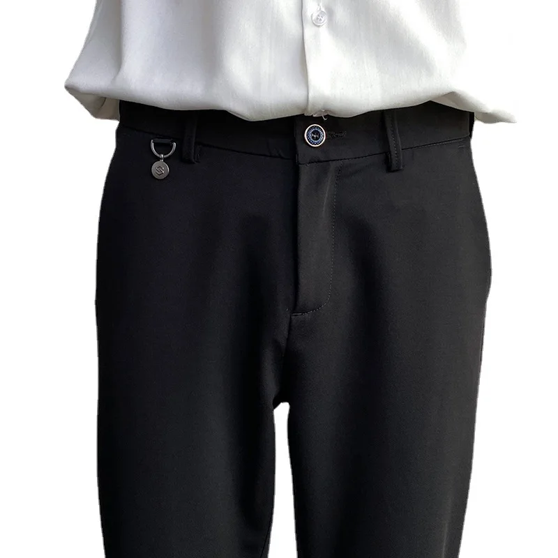 Small trousers men's sagging pants Korean Trend Slim small foot casual pants men's spring and autumn straight suit pants
Small trousers men's sagging pants Korean Trend Slim small foot casual pants men's spring and autumn straight suit pants