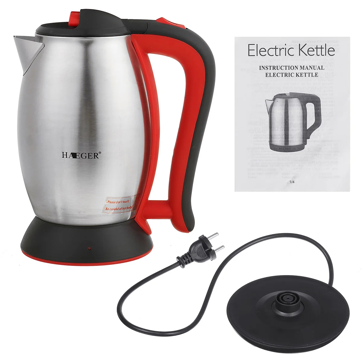 2000W 2L Electric Kettle Stainless Steel Kitchen Coffee Maker Electric Portable Espresso Machine Fast Heat Resistant Waterproof
2000W 2L Electric Kettle Stainless Steel Kitchen Coffee Maker Electric Portable Espresso Machine Fast Heat Resistant Waterproof