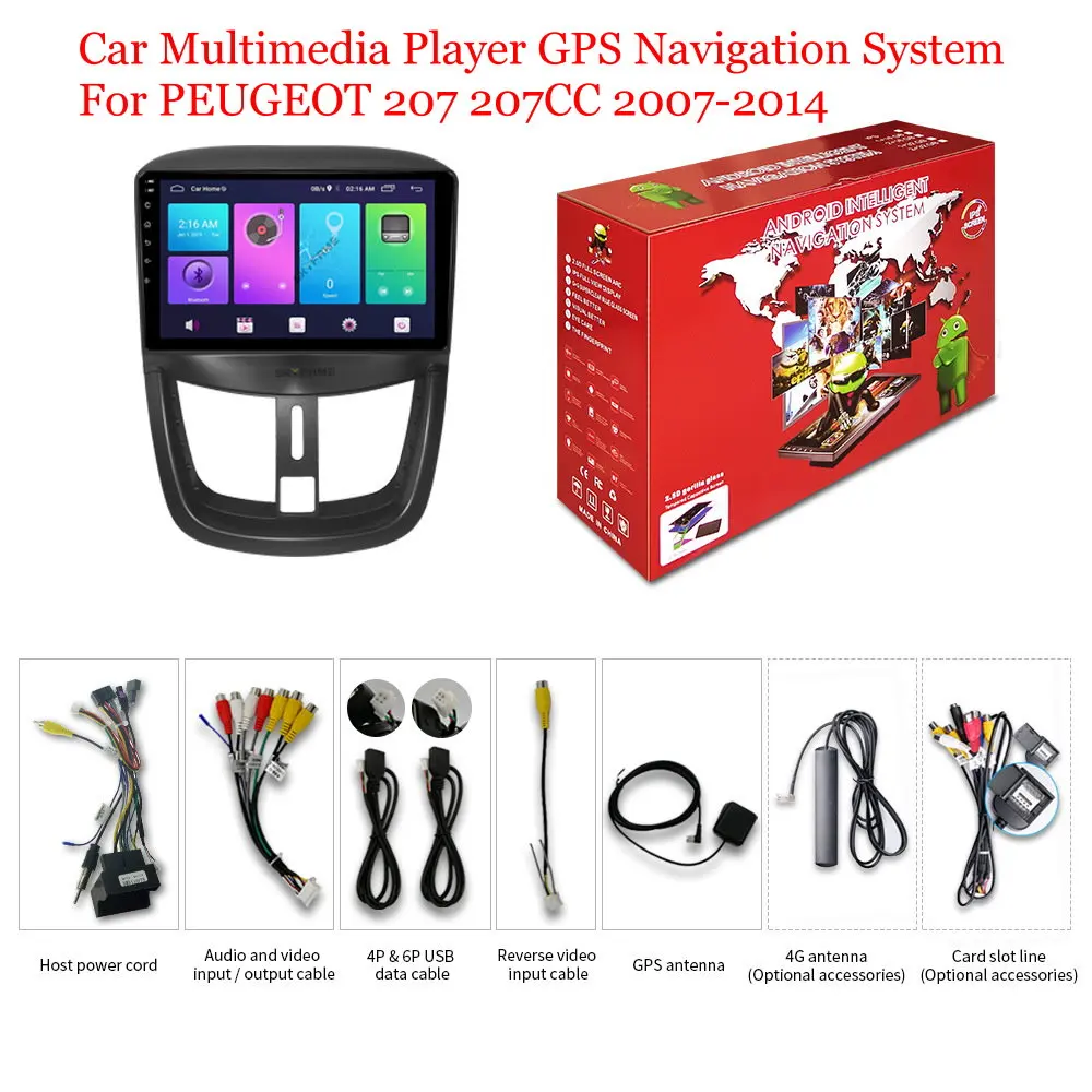 2din For PEUGEOT 207 207CC 2007-2014 Car Android Accessories Multimedia Player Radio 9inch Screen Stereo GPS Navigation System
2din For PEUGEOT 207 207CC 2007-2014 Car Android Accessories Multimedia Player Radio 9inch Screen Stereo GPS Navigation System