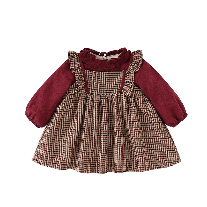 Winter New Lace Collar Children's Skirt, Super Western Style and Velvet Fake Two-piece Ladies Dress for Children
Winter New Lace Collar Children's Skirt, Super Western Style and Velvet Fake Two-piece Ladies Dress for Children