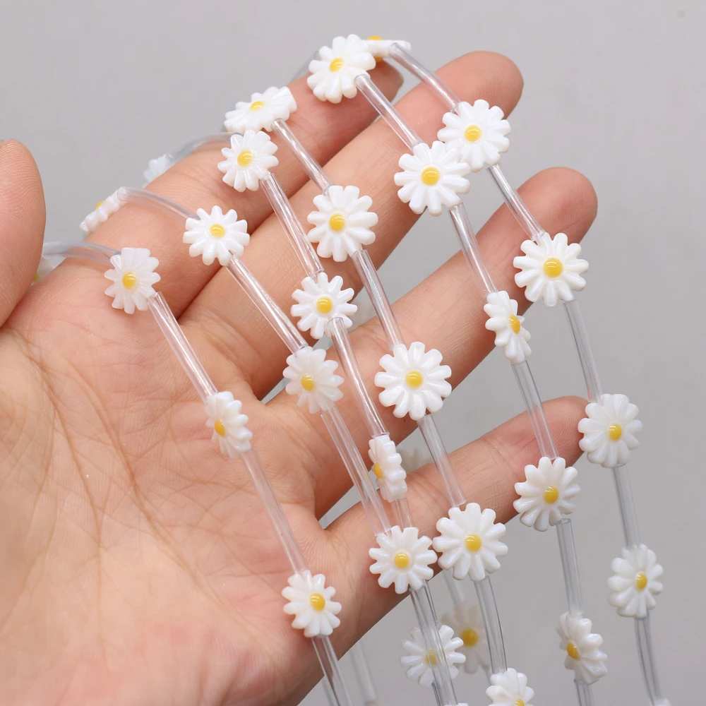 5PCS Fashion2021New Natural Freshwater White Sun Flower-shaped Shell Beaded Handmade Crafts for Necklaces Bracelets Jewelry Gift
5PCS Fashion2021New Natural Freshwater White Sun Flower-shaped Shell Beaded Handmade Crafts for Necklaces Bracelets Jewelry Gift
