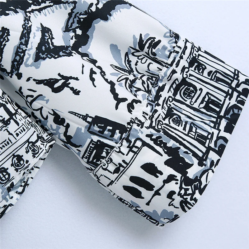 Causal Hem knot Women's Blouse Tops Long Sleeve Fashion V-neck Print Loose Women Shirt
Causal Hem knot Women's Blouse Tops Long Sleeve Fashion V-neck Print Loose Women Shirt