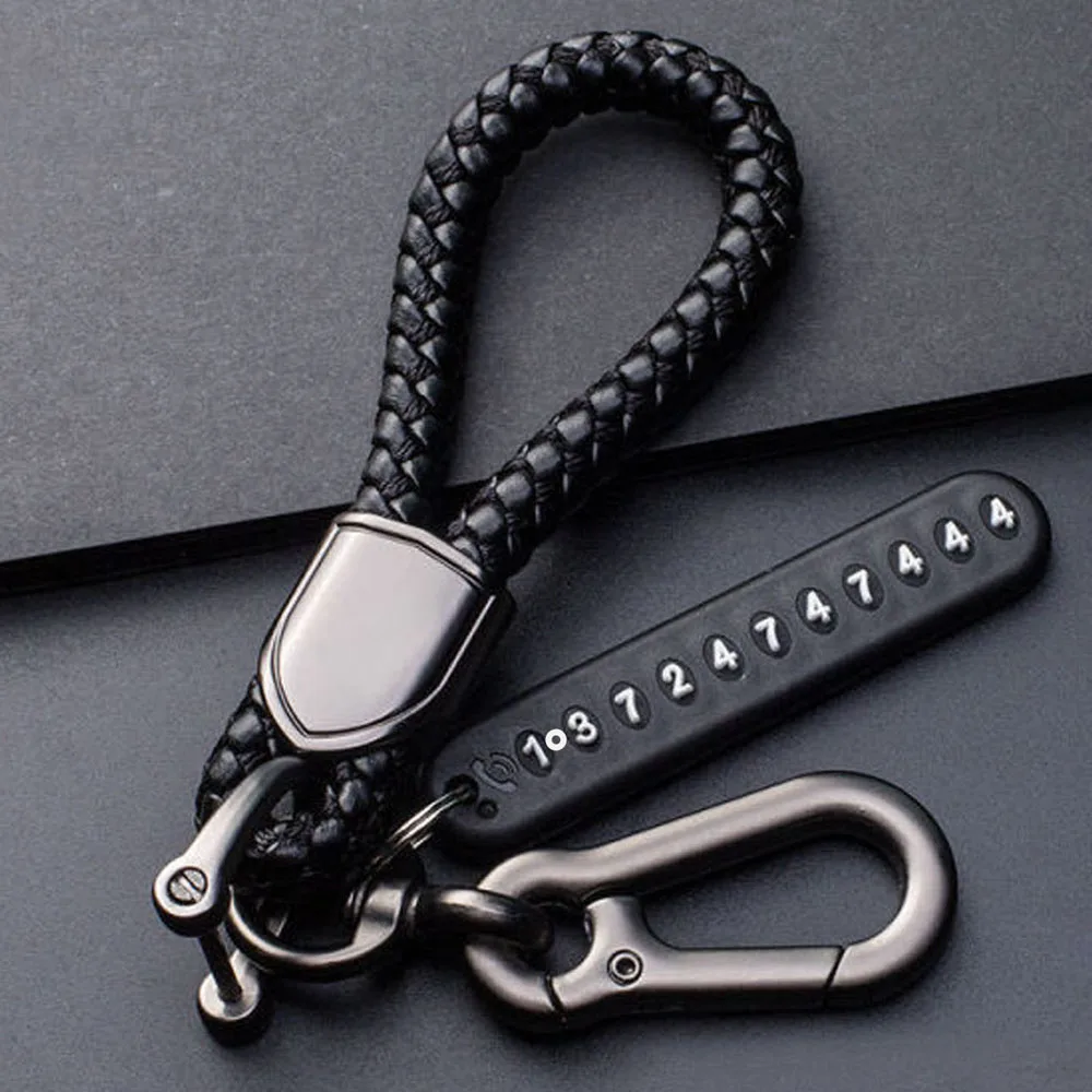 Pendant Keychain Gift for Husband High Car Key Ring Anti-Lost Number Plate Braided Rope Pendant Keychain Holder Punk Accessorie
Pendant Keychain Gift for Husband High Car Key Ring Anti-Lost Number Plate Braided Rope Pendant Keychain Holder Punk Accessorie