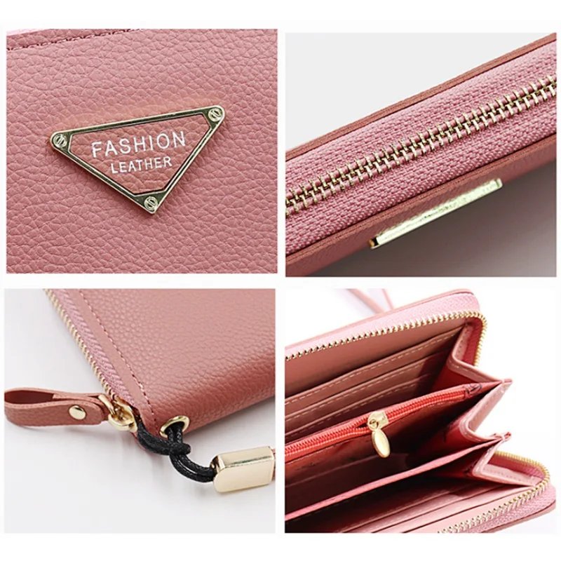 New Wristband Women Clutch Wallet Large Capacity Long Wallets Female Purse Lady Purses Phone Pocket Card Holder
New Wristband Women Clutch Wallet Large Capacity Long Wallets Female Purse Lady Purses Phone Pocket Card Holder
