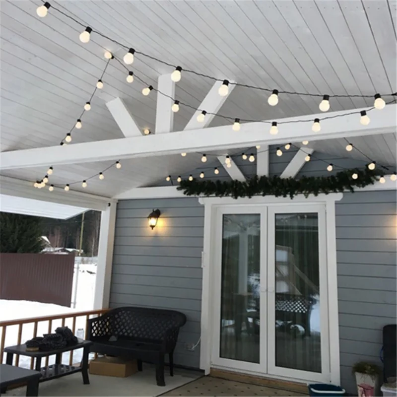 6M 20 Globe LED Bulb String Light Garland for Christmas Decor for Home Outdoor Garden Decor Wedding Birthday New Year Decoration
6M 20 Globe LED Bulb String Light Garland for Christmas Decor for Home Outdoor Garden Decor Wedding Birthday New Year Decoration