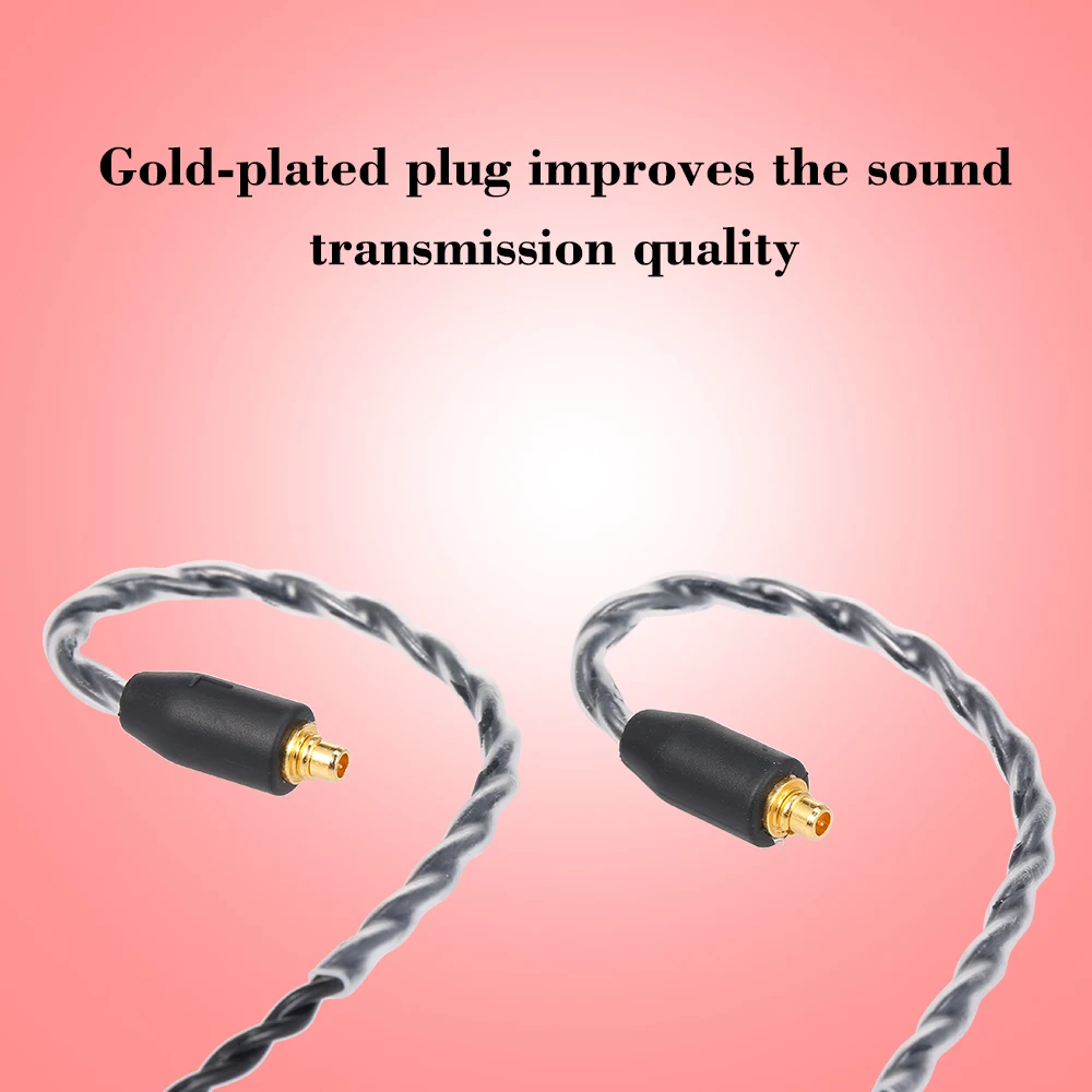 QC3005 Сменный кабель для наушников BT5.0 MMCX соединитель сменный в линии управления