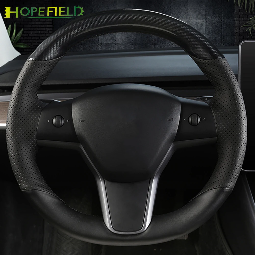 Натуральная кожа чехол рулевого колеса автомобиля для Tesla модель 3 2019 ручная вышивка крестом на Обёрточная бумага авто направление Чехлы сп...
Натуральная кожа чехол рулевого колеса автомобиля для Tesla модель 3 2019 ручная вышивка крестом на Обёрточная бумага авто направление Чехлы сп...