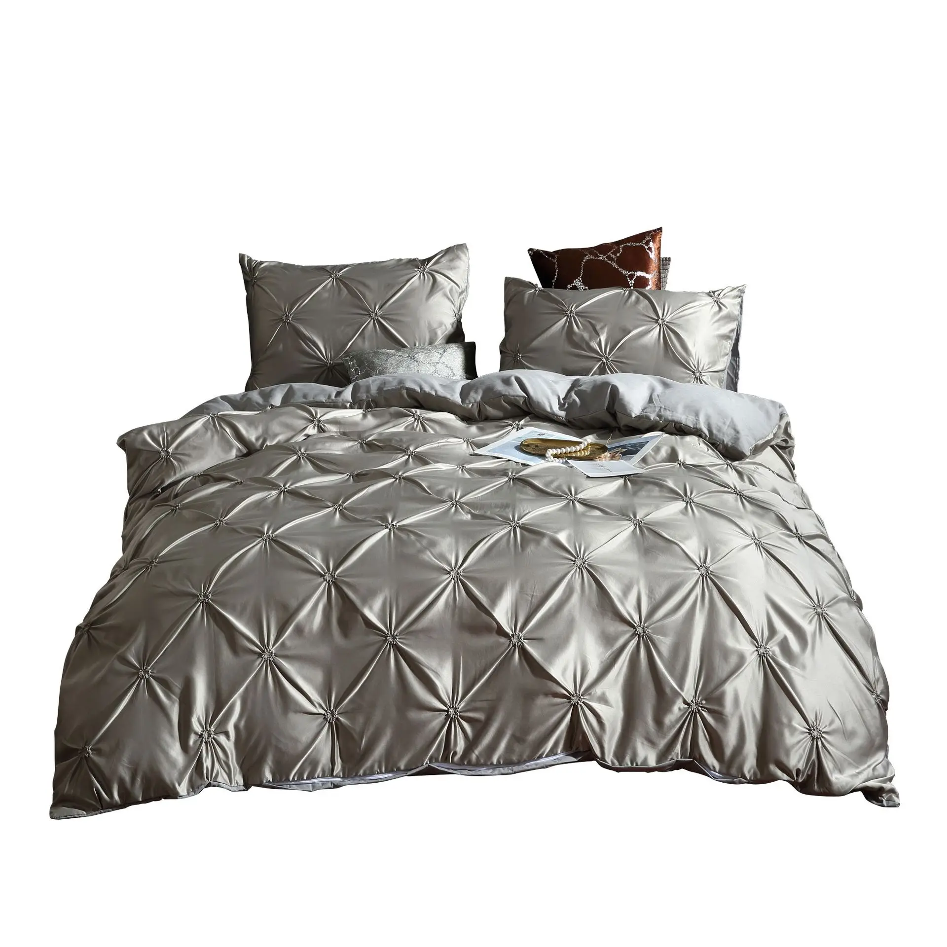 Washed imitation Silk Two Or Three-Piece Set Rhombus Pull Flower Quilt Cover Set Quality Bedding Bag Duvet Cover pillowcase
Washed imitation Silk Two Or Three-Piece Set Rhombus Pull Flower Quilt Cover Set Quality Bedding Bag Duvet Cover pillowcase