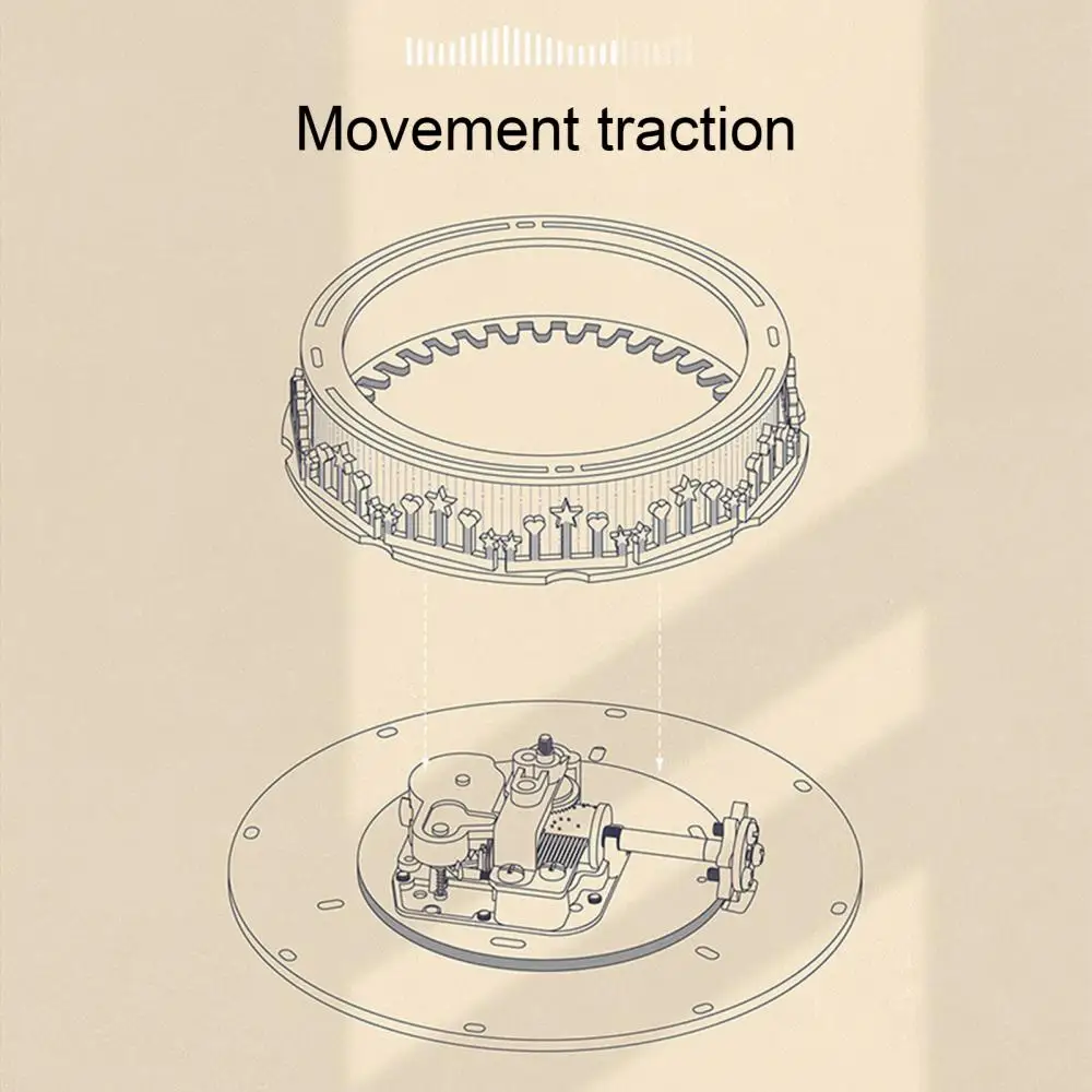 Creative Wooden Assembled DIY Music Box Kit Handmade Mechanical Birthday Gifts
Creative Wooden Assembled DIY Music Box Kit Handmade Mechanical Birthday Gifts