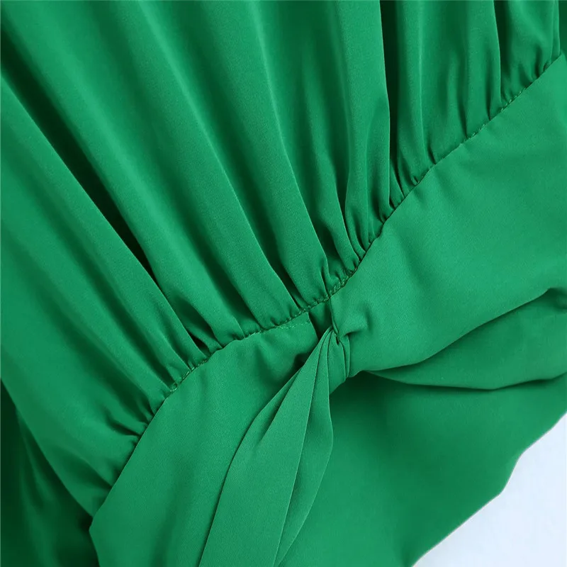 Za Summer Cropped Knotted Blouse Women 2021 Long Sleeve Ruching Vintage Green Top Fashion Side Zip Woman Casual Blouses
Za Summer Cropped Knotted Blouse Women 2021 Long Sleeve Ruching Vintage Green Top Fashion Side Zip Woman Casual Blouses