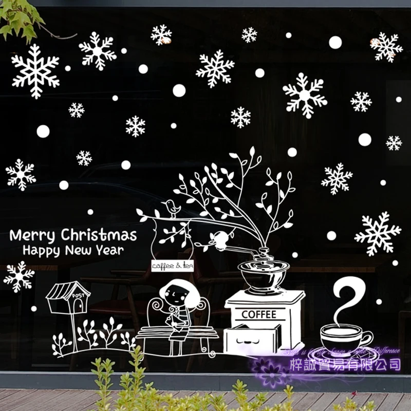 Large Christmas Sticker X mas Decal Posters Vinyl Wall Decals Decor Mural Glass Shop Window Home Decoration
Large Christmas Sticker X mas Decal Posters Vinyl Wall Decals Decor Mural Glass Shop Window Home Decoration