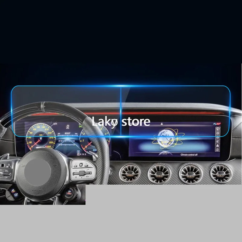 2Pcs Car Navigation Steel Film for Mercedes Benz AMG GT 2019 Left and Right Split Central Control Screen Glass Tempered HD Film
2Pcs Car Navigation Steel Film for Mercedes Benz AMG GT 2019 Left and Right Split Central Control Screen Glass Tempered HD Film