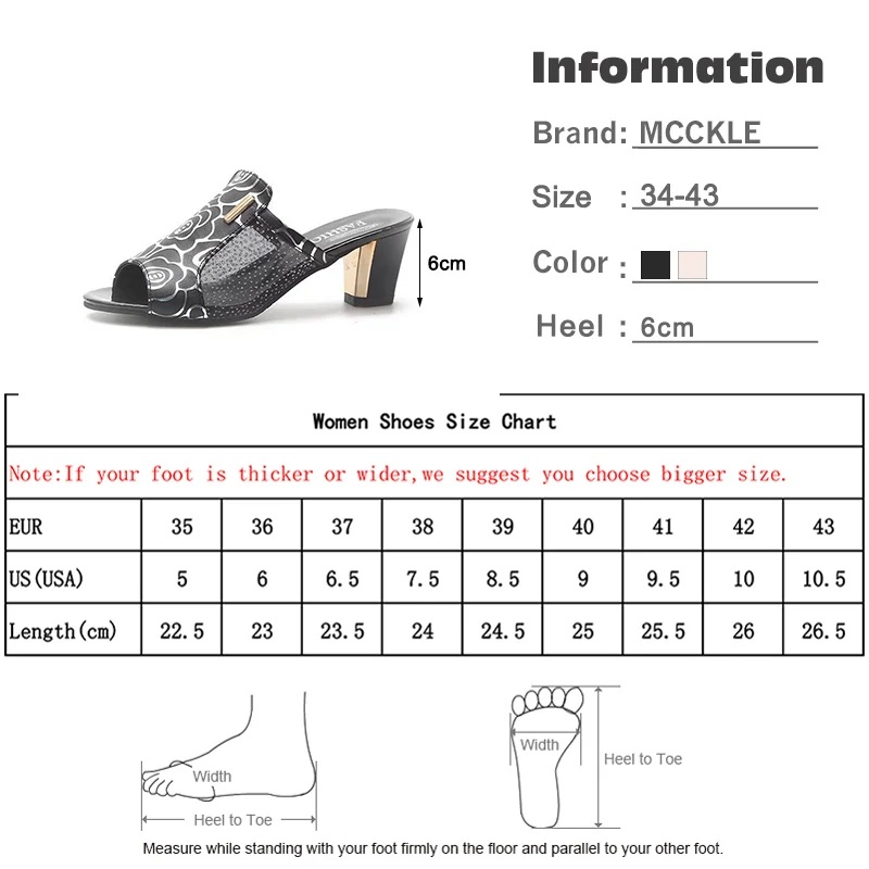 Summer Women Crystal Slippers High Heels Mules Slides Lady Flower Sandalias Peep Toe Fashion Mujer Woman Plus Size 34-43
Summer Women Crystal Slippers High Heels Mules Slides Lady Flower Sandalias Peep Toe Fashion Mujer Woman Plus Size 34-43