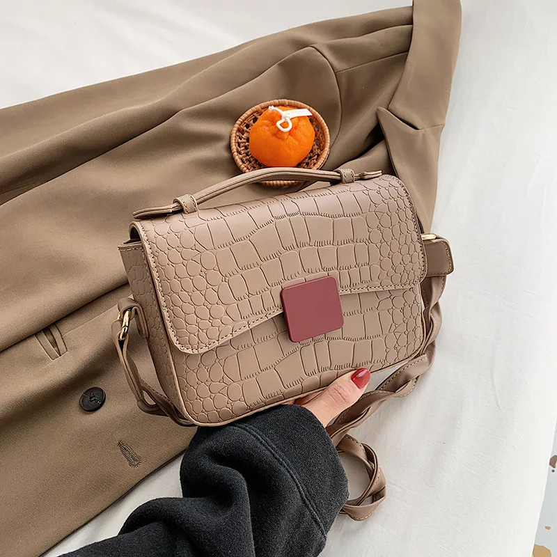 2021 New Trend Line All-match Shoulder Bag Western Fashion Messenger Bag Autumn and Winter Texture Portable Small Bag Female Bag
2021 New Trend Line All-match Shoulder Bag Western Fashion Messenger Bag Autumn and Winter Texture Portable Small Bag Female Bag