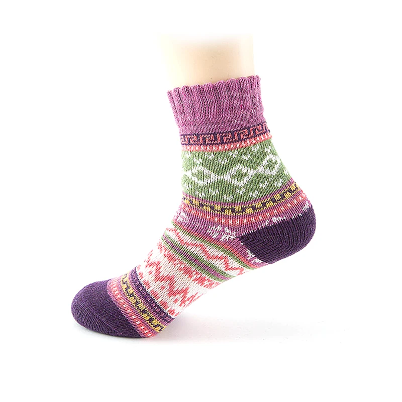 Winter Socks Knit Wool Soft Warm Casual Socks Vintage Style Colorful Socks Daily For Women Men Free Size
Winter Socks Knit Wool Soft Warm Casual Socks Vintage Style Colorful Socks Daily For Women Men Free Size