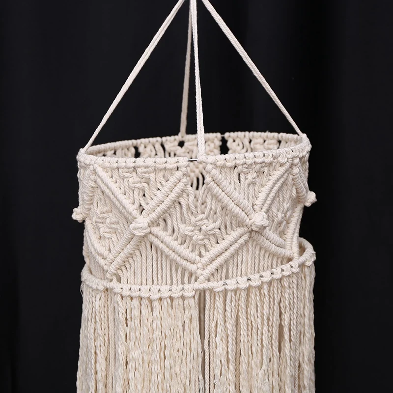 Handwoven Knitting Bohemian Lamp Shade,Ceiling Light Shade,Hanging Pendant Light Fitting for Living Room,Home Decor
Handwoven Knitting Bohemian Lamp Shade,Ceiling Light Shade,Hanging Pendant Light Fitting for Living Room,Home Decor