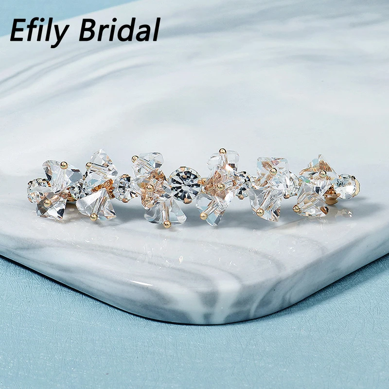 Efily Crystal Hair Barrettes Hair Clips for Women Accessories Gold Color Headpiece Party Jewelry Headwear Bridesmaid Gift
Efily Crystal Hair Barrettes Hair Clips for Women Accessories Gold Color Headpiece Party Jewelry Headwear Bridesmaid Gift