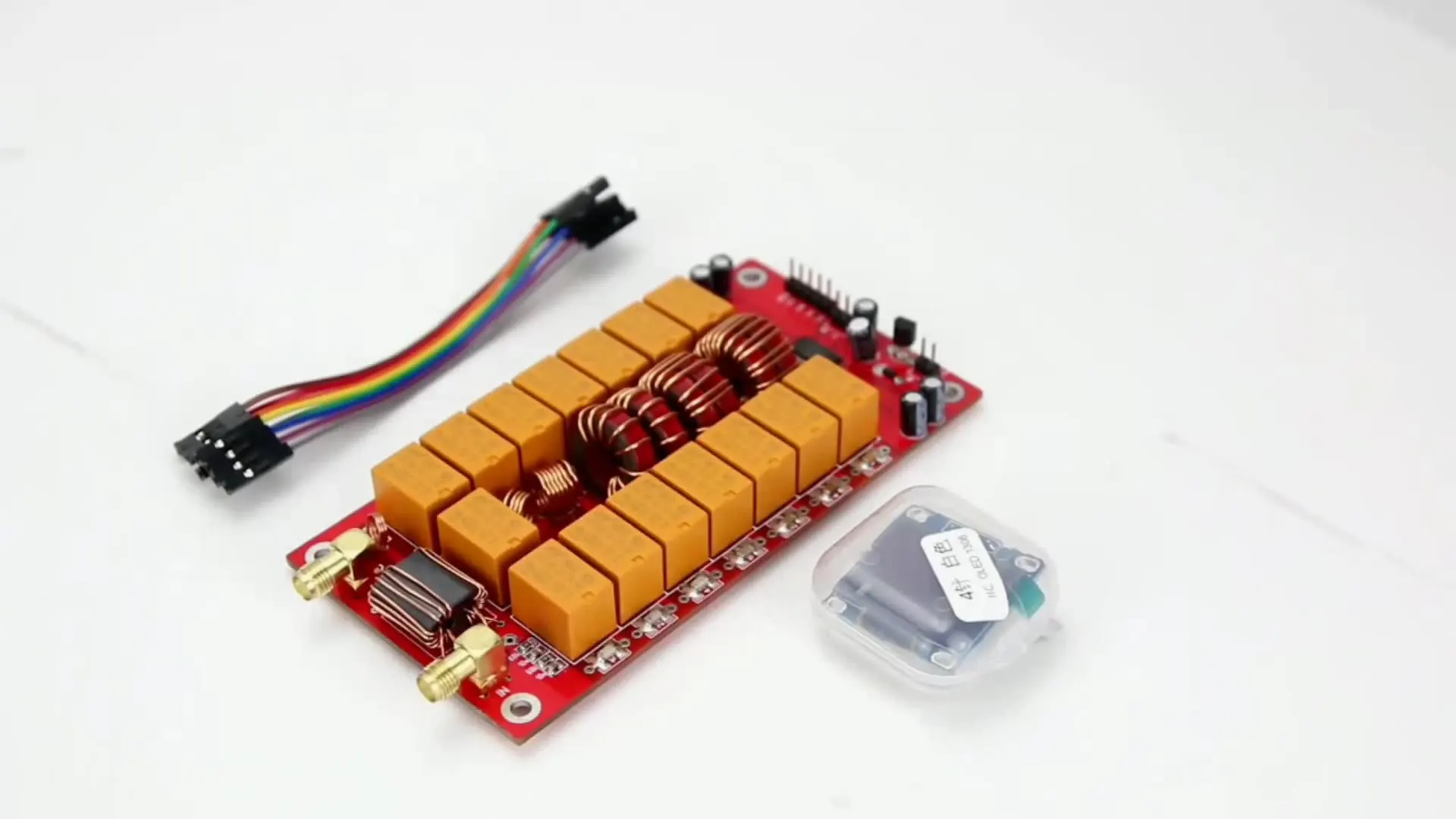 1.8-50MHz 100W ATU-100 Automatic Antenna Tuner w/ 0.96-Inch OLED Display Finished Board Assembled
1.8-50MHz 100W ATU-100 Automatic Antenna Tuner w/ 0.96-Inch OLED Display Finished Board Assembled