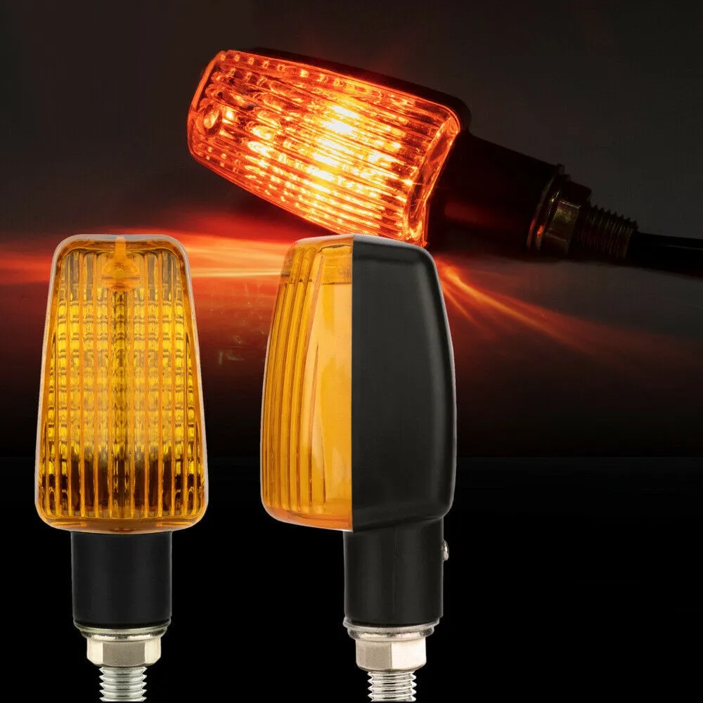 12 V Universal Motorcycle ATV Off-road Turn Signal Indicator Blinker Light For BMW Honda Kawasaki LED Amber Halogen Lamp 1 Pair
12 V Universal Motorcycle ATV Off-road Turn Signal Indicator Blinker Light For BMW Honda Kawasaki LED Amber Halogen Lamp 1 Pair