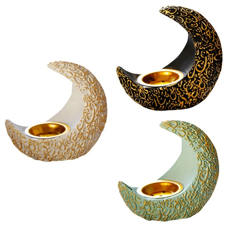 Ramadan Crescent Resin Incense Burner Ancient and Elegant European Desktop Decoration Aromatherapy
Ramadan Crescent Resin Incense Burner Ancient and Elegant European Desktop Decoration Aromatherapy