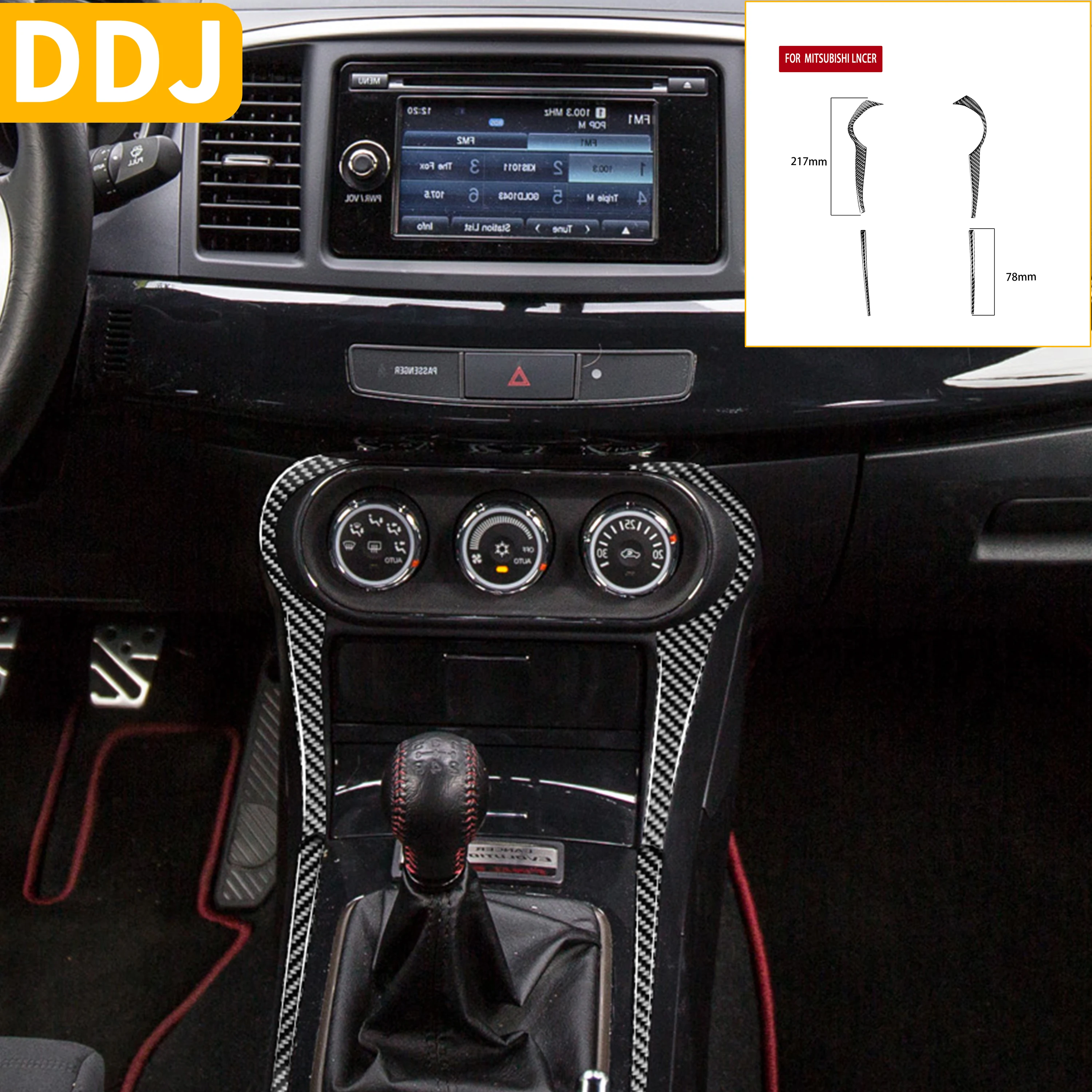 For Mitsubishi Lancer EVO X MR 2008-2015 Carbon Interior Trim Sticker Strip Center Gear Shift Panel Storage Side Car Accessories
For Mitsubishi Lancer EVO X MR 2008-2015 Carbon Interior Trim Sticker Strip Center Gear Shift Panel Storage Side Car Accessories