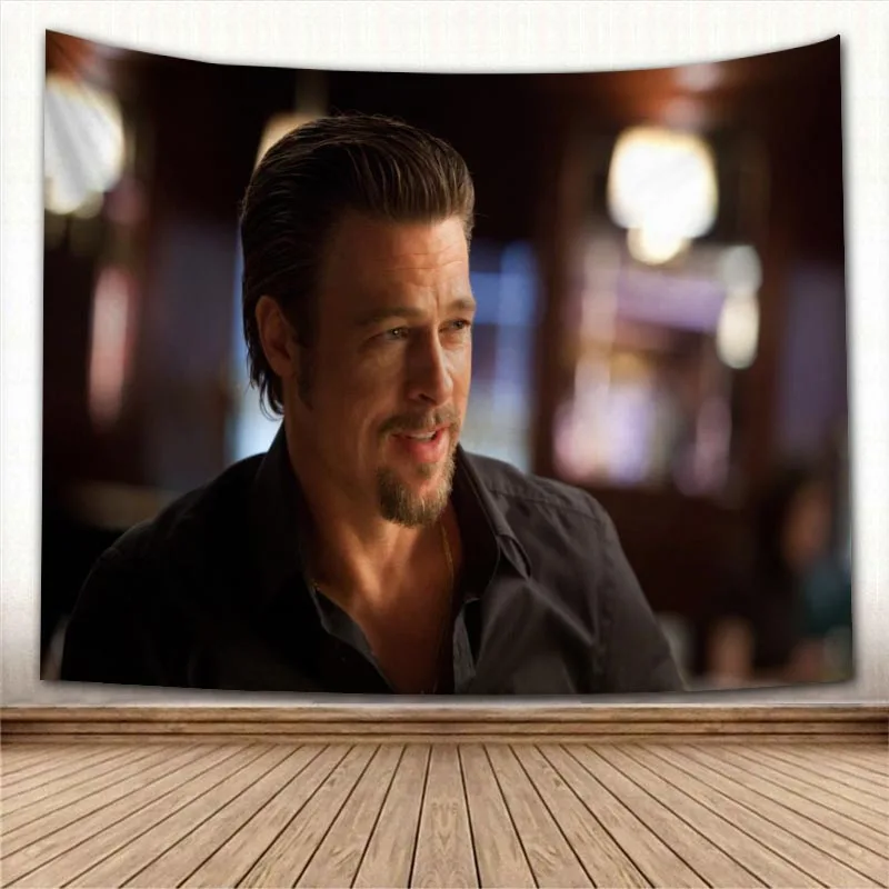 Brad Pitt Tapestry Wall Hanging Tapestries Farmhouse Home Party Wall Cover Decor College Dorm Wall Carpet New Arrival
Brad Pitt Tapestry Wall Hanging Tapestries Farmhouse Home Party Wall Cover Decor College Dorm Wall Carpet New Arrival