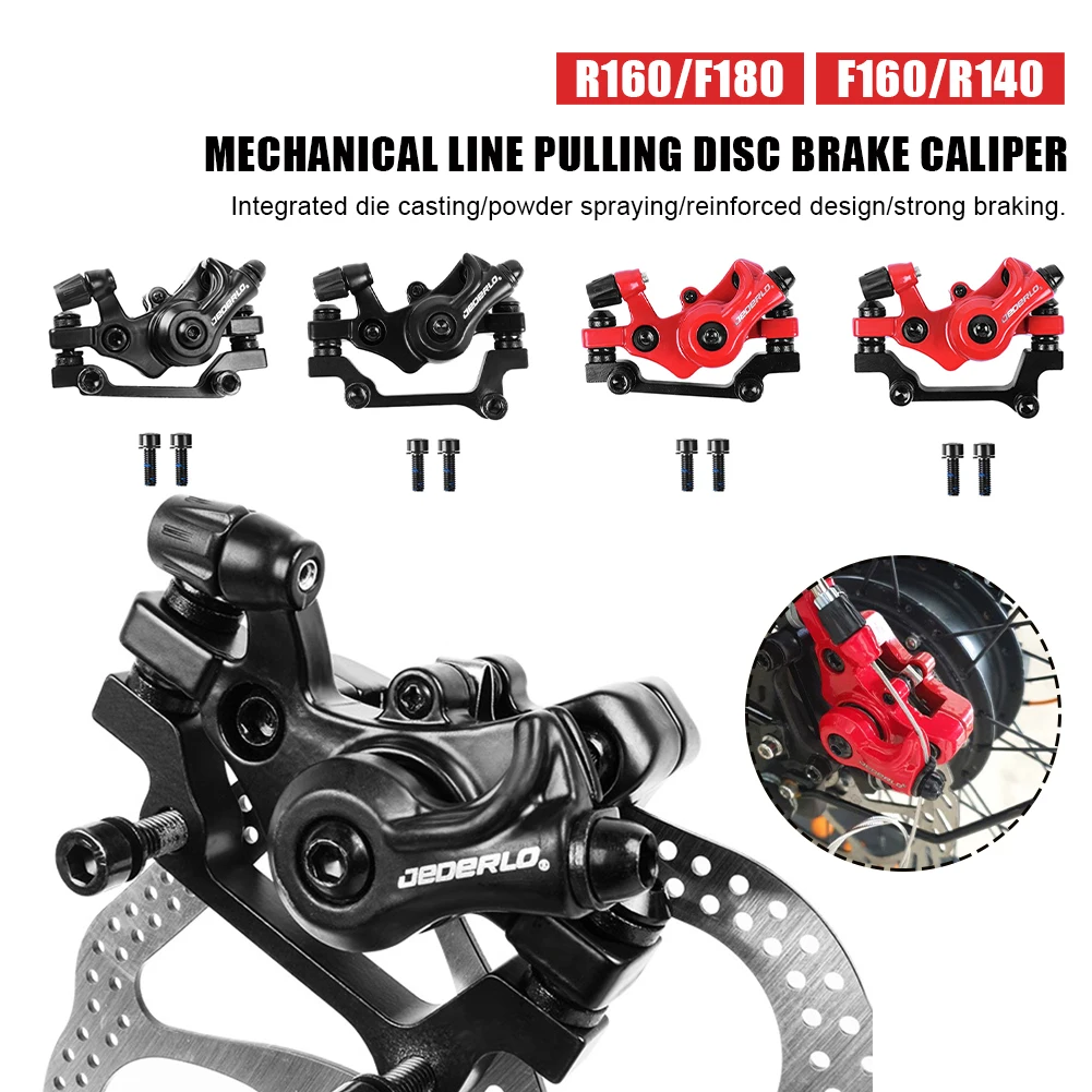 Bike Mechanical Disc Brake Calipers Universal Solid Aluminium Alloy Bicycle Front Rear Brake Caliper Component Accessories
Bike Mechanical Disc Brake Calipers Universal Solid Aluminium Alloy Bicycle Front Rear Brake Caliper Component Accessories