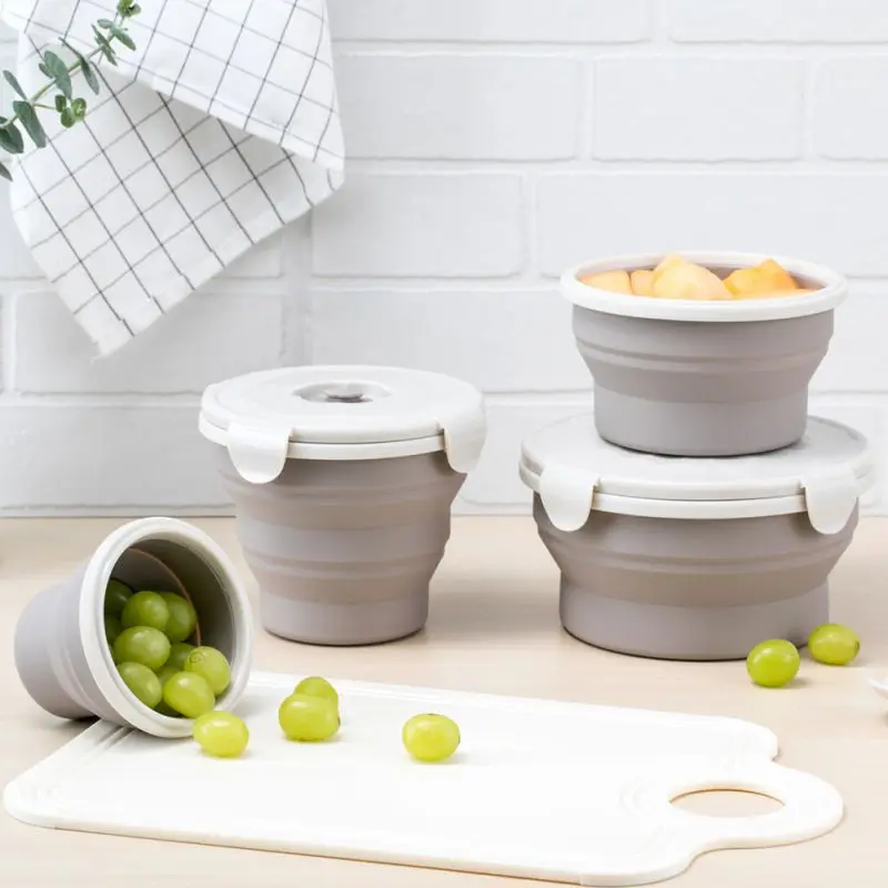 G Silicone Folding Lunch Box Folding Bowl Portable Silicone Folding Bowl Foldable Salad Bowl with Lid Fridge Food Storage Bowl
G Silicone Folding Lunch Box Folding Bowl Portable Silicone Folding Bowl Foldable Salad Bowl with Lid Fridge Food Storage Bowl