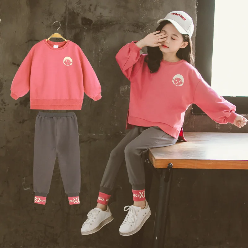 Elegant Spring Autumn Baby Girls Suit Sweatshirts + Leggings 2pcs Kids Teenage Outwear Children Clothing Sportwear High Quality
Elegant Spring Autumn Baby Girls Suit Sweatshirts + Leggings 2pcs Kids Teenage Outwear Children Clothing Sportwear High Quality