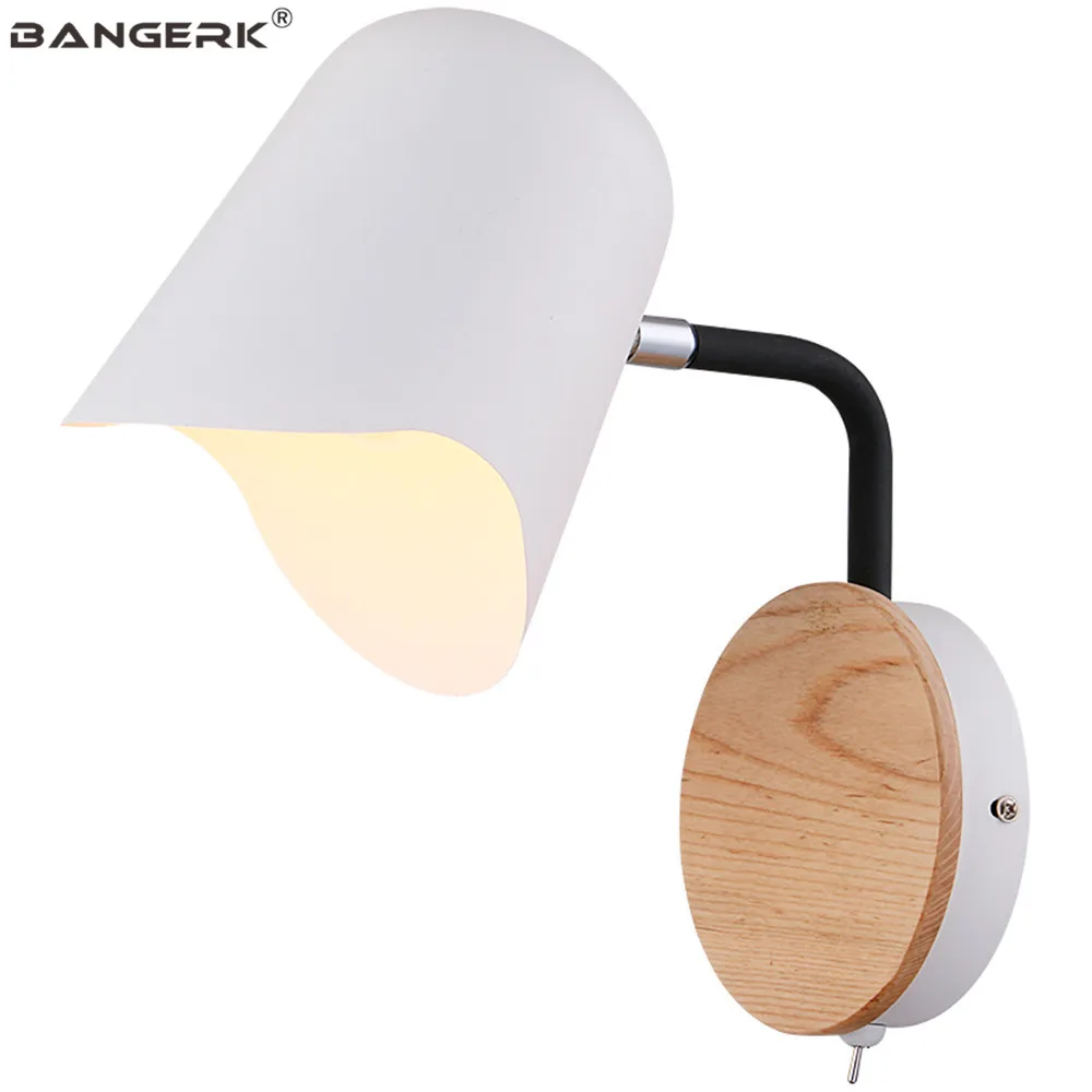 Loft Decor Sconce Wall Lights Modern LED Wall Lamp Wood Iron Black White Bedside Wall Lamps Home Lighting Indoor Luminaire
Loft Decor Sconce Wall Lights Modern LED Wall Lamp Wood Iron Black White Bedside Wall Lamps Home Lighting Indoor Luminaire