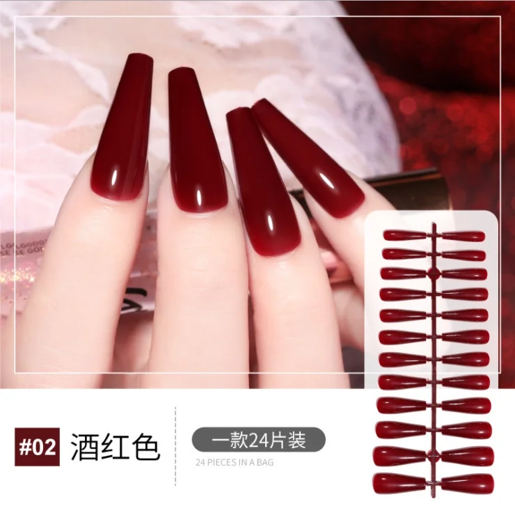 24Pcs/Set Charming Colorful Beauty Ballet Wearable Fake Nails Press On Square Head Full Cover Detachable Finished Fingernails
24Pcs/Set Charming Colorful Beauty Ballet Wearable Fake Nails Press On Square Head Full Cover Detachable Finished Fingernails