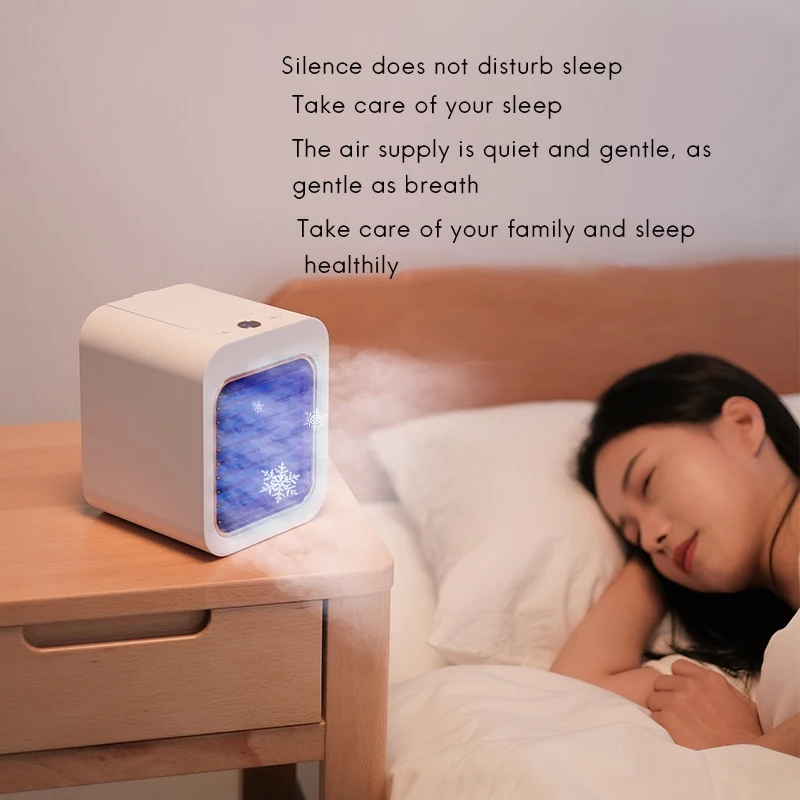 USB Desk Mini Fan Air Conditioner Cooler Desktop Air Cooling Fan Humidifier Purifier for Office Bedroom
USB Desk Mini Fan Air Conditioner Cooler Desktop Air Cooling Fan Humidifier Purifier for Office Bedroom