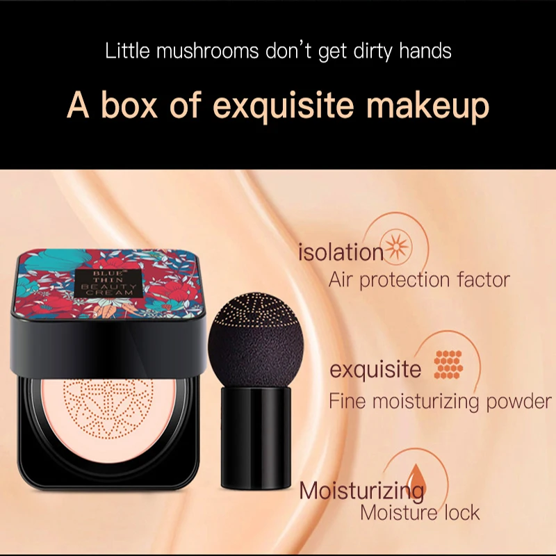 Mushroom Head Makeup Air Cushion Moisturize Foundation Permeable Ivory Brightening Oil Control BB Cream Cosmetic Maquiagem TSLM2
Mushroom Head Makeup Air Cushion Moisturize Foundation Permeable Ivory Brightening Oil Control BB Cream Cosmetic Maquiagem TSLM2