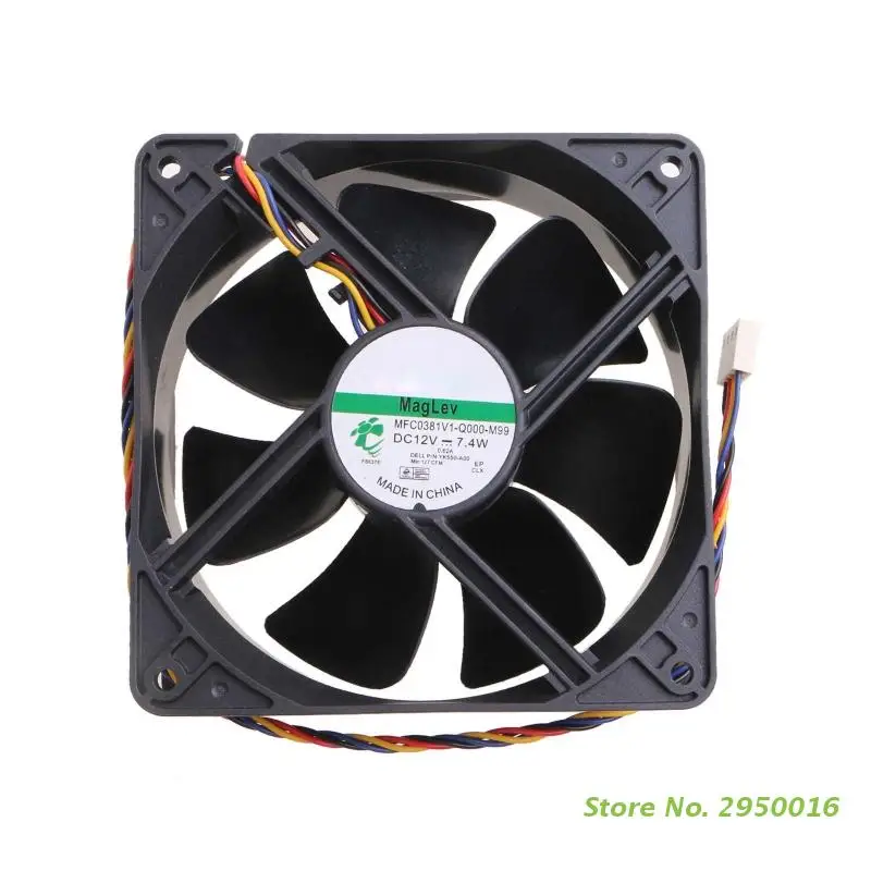 DC Brushless Fan MFC381V1-Q000-M99 12CM Cooling Fan 120mm 12V Cooler Fan 120x120x38mm 4Pin DC Brushless 2800rpm Powerful
DC Brushless Fan MFC381V1-Q000-M99 12CM Cooling Fan 120mm 12V Cooler Fan 120x120x38mm 4Pin DC Brushless 2800rpm Powerful