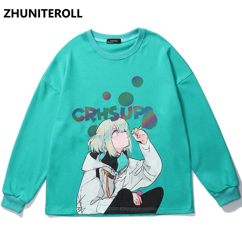 Japanese Fashion Anime Girl Print Long Sleeve Tees Shirts Reflective Streetwear Hip Hop Loose Summer Tshirts Men Kawaii Clothing
Japanese Fashion Anime Girl Print Long Sleeve Tees Shirts Reflective Streetwear Hip Hop Loose Summer Tshirts Men Kawaii Clothing