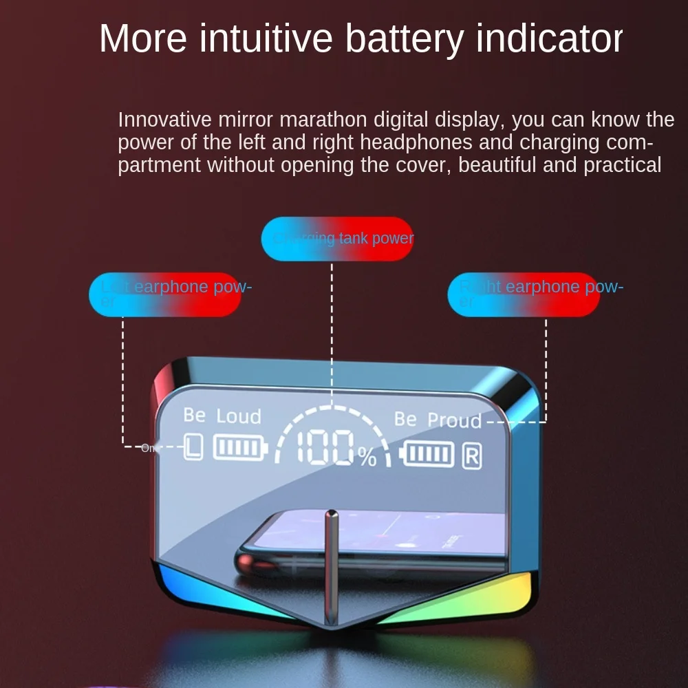 M28 Led Light Gaming Headset LED Display Low Latency with Microphone Bass Stereo Colorful Wireless Earbuds For PUBG Mobile Phone
M28 Led Light Gaming Headset LED Display Low Latency with Microphone Bass Stereo Colorful Wireless Earbuds For PUBG Mobile Phone