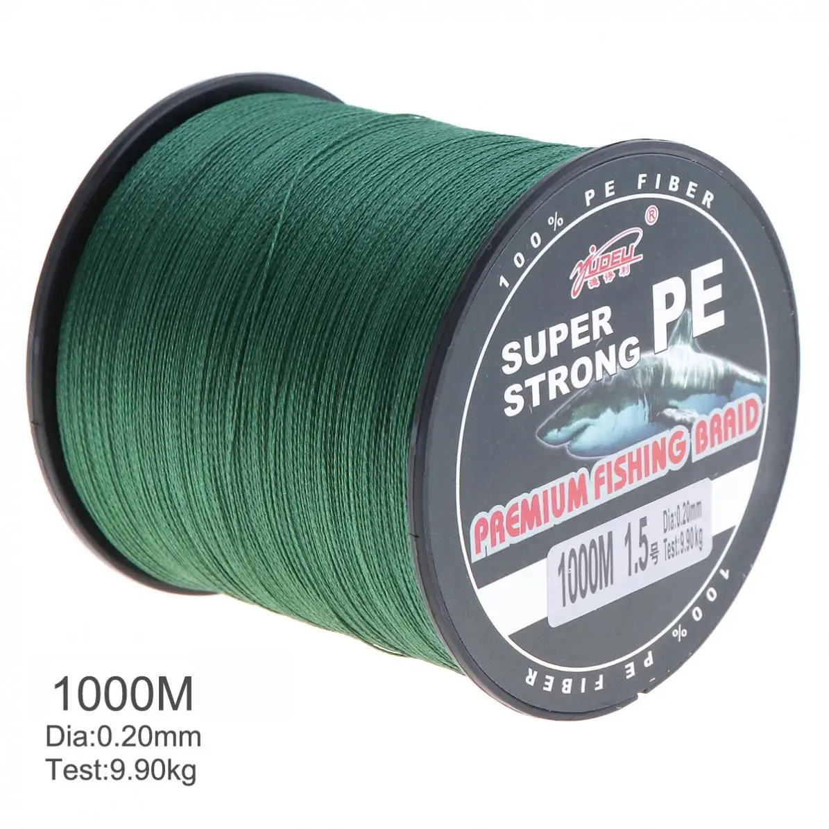 1000m Green Super Strong PE Fishing Line 4 Strands Weaves PE Braided Fishing Rope Multifilament
1000m Green Super Strong PE Fishing Line 4 Strands Weaves PE Braided Fishing Rope Multifilament