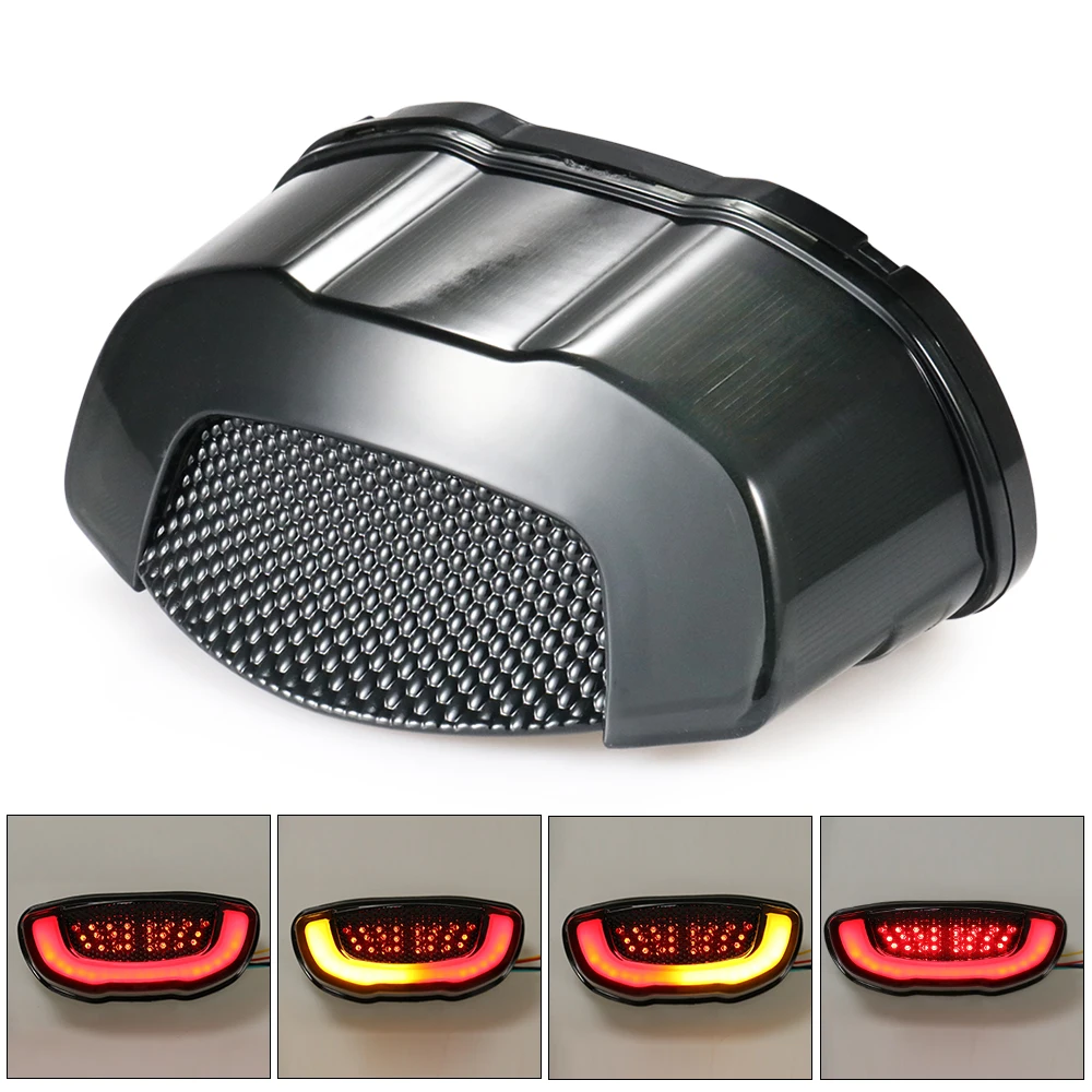 Motorcycle Tail Light 12V LED Brake Tail Light Integrate Turn Signal Lamp For Honda CB650R CBR650 CB300R CB150R
Motorcycle Tail Light 12V LED Brake Tail Light Integrate Turn Signal Lamp For Honda CB650R CBR650 CB300R CB150R