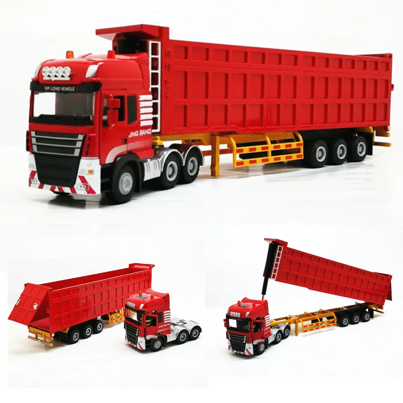 Large semi-trailer container truck alloy transport vehicle model 1:50 toy inertia truck boy birthday gift
Large semi-trailer container truck alloy transport vehicle model 1:50 toy inertia truck boy birthday gift