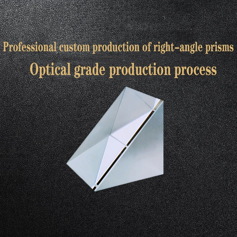 Optical Glass Right Angle Reflecting 80X80X80MM Triangular Prism Right Angle External Reflecting Prism Inclined Plane Coated 
Optical Glass Right Angle Reflecting 80X80X80MM Triangular Prism Right Angle External Reflecting Prism Inclined Plane Coated