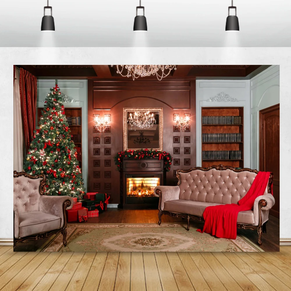 Зимний фон для гостиной для фотографии шикарный настенный книжный шкаф Блестящий светильник диван Рождественская елка подарки семейный фо...
Зимний фон для гостиной для фотографии шикарный настенный книжный шкаф Блестящий светильник диван Рождественская елка подарки семейный фо...