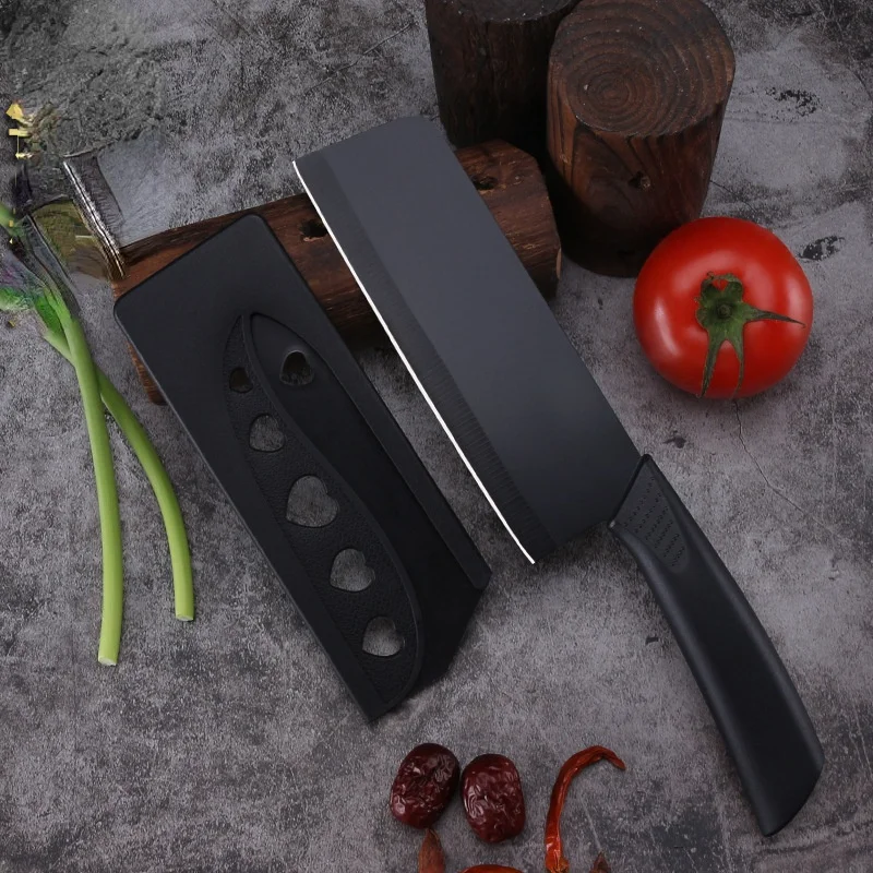 Household Stainless Steel Lightweight Black Blade Chopping Knife Multi-function Chef Knife Ladies Special Kitchen Accessories
Household Stainless Steel Lightweight Black Blade Chopping Knife Multi-function Chef Knife Ladies Special Kitchen Accessories
