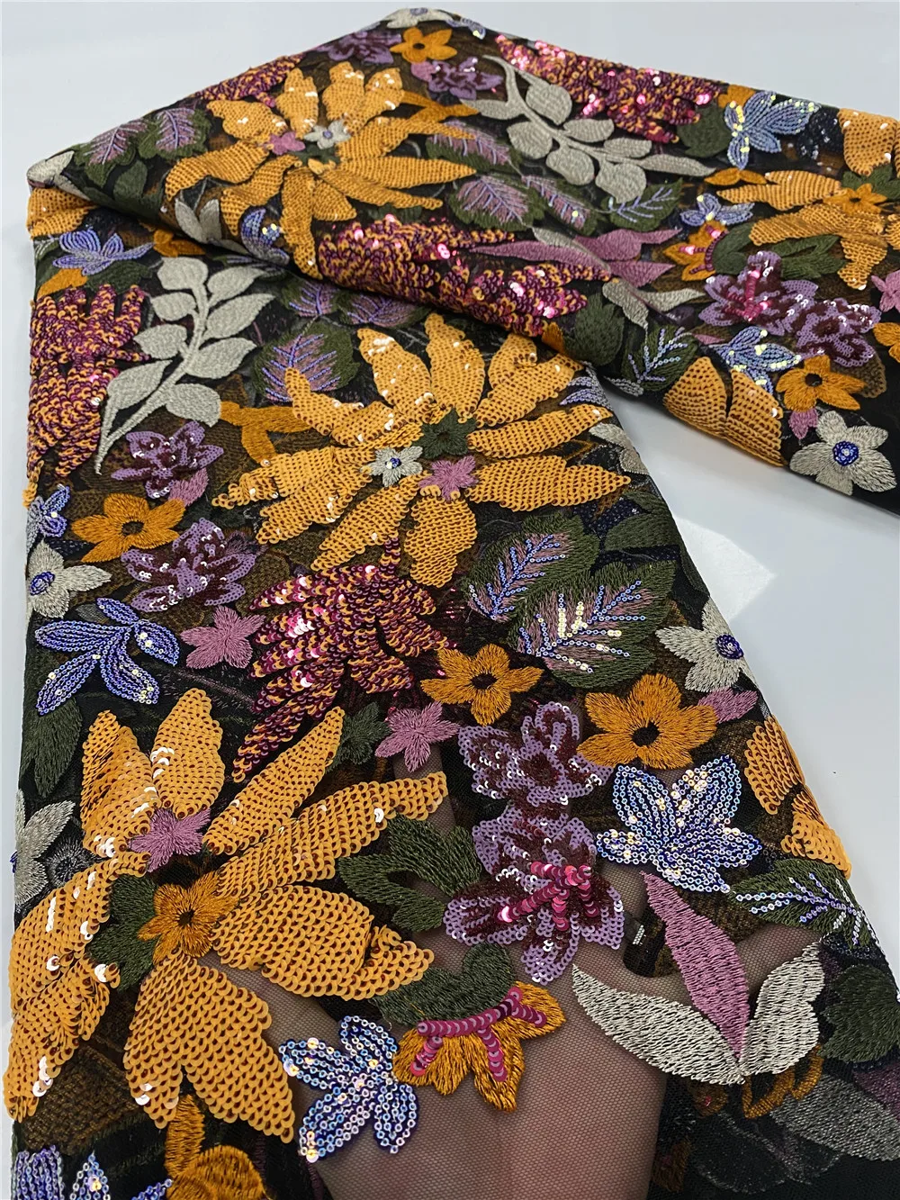 XIYA Sequins Lace Fabric African Lace Fabric 2020 High Quality Lace For Party Nigerian Lace Fabrics French Lace Fabric QF2783B-1
XIYA Sequins Lace Fabric African Lace Fabric 2020 High Quality Lace For Party Nigerian Lace Fabrics French Lace Fabric QF2783B-1